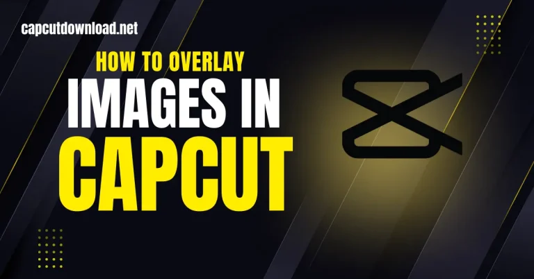 Overlay images in CapCut